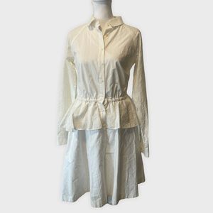 Marchese Voyage Long-Sleeve Button-Down Dress, 2